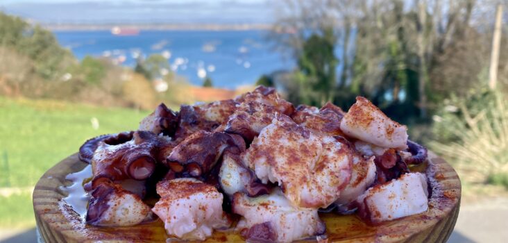 Pulpo a Féira con Thermomix.